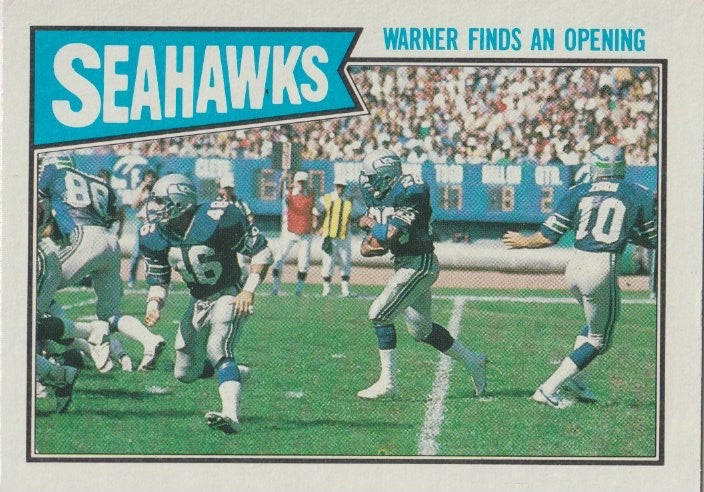 NFL 1987 Topps - No 172 - Seattle Seahawks