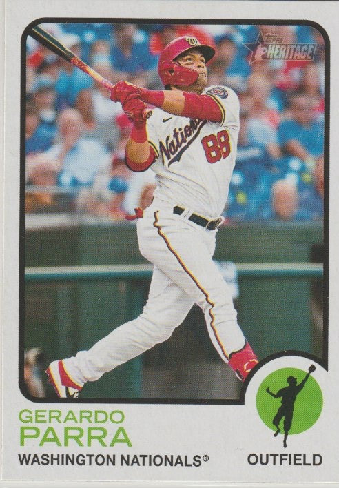 MLB 2022 Topps Heritage - No 653 - Gerardo Enrique Parrra