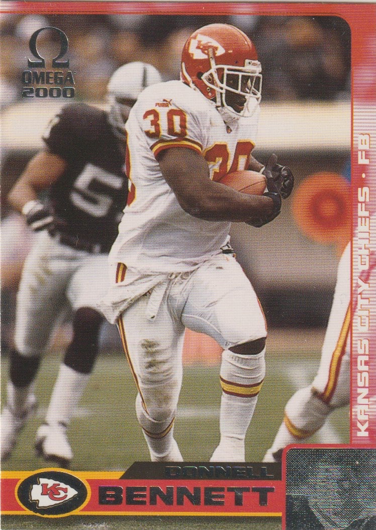 NFL 2000 Pacific Omega - No 68 - Donnell Bennett