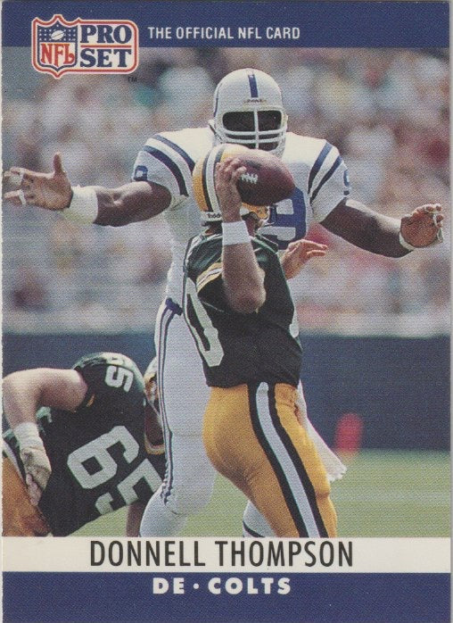 NFL 1990 ProSet - No 136 - Donnell Thompson