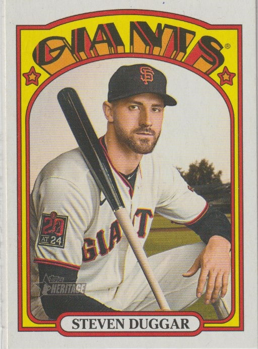 MLB 2021 Topps Heritage - No 699 - Steven Duggar