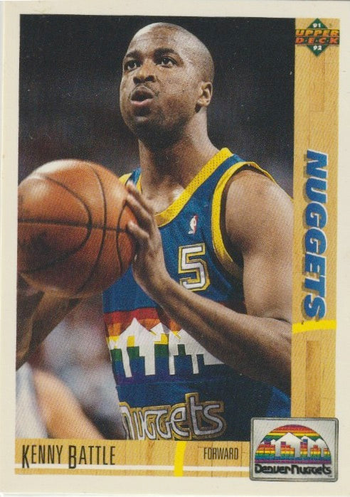 NBA 1991-92 Upper Deck - No 209 - Kenny Battle