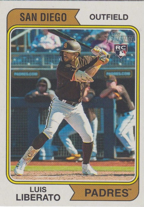 MLB 2023 Topps Heritage - No 168 - Luis Liberato