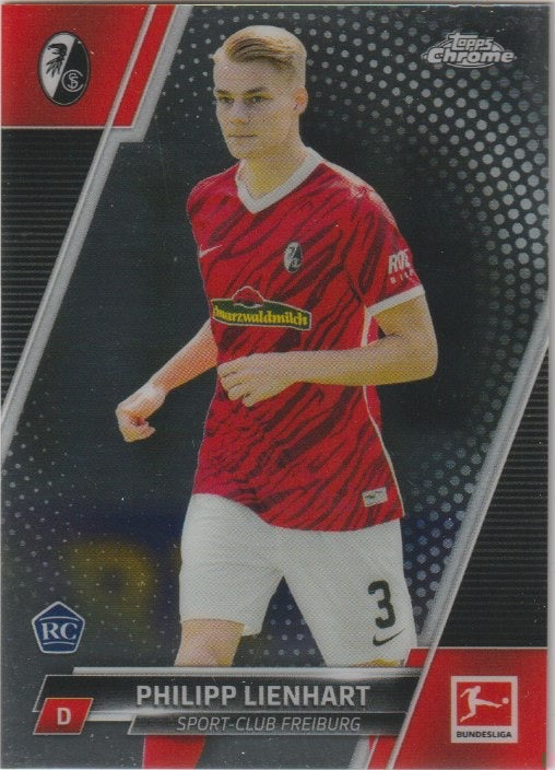 Soccer 2021-22 Topps Chrome Bundesliga - No. 43 - Philipp Lienhart