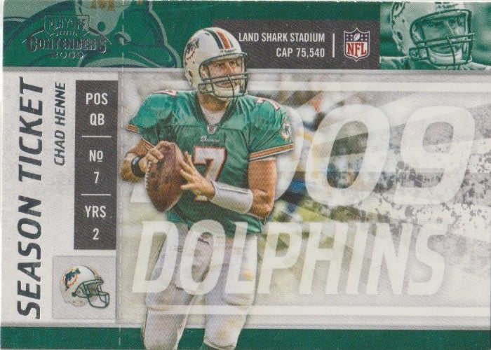 NFL 2009 Playoff Contenders - No 52 - Chad Henne