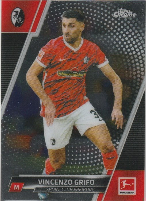 Soccer 2021-22 Topps Chrome Bundesliga - No. 41 - Vincenzo Grifo