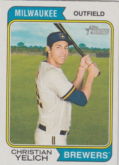 MLB 2023 Topps Heritage - No 218 - Christian Yelich