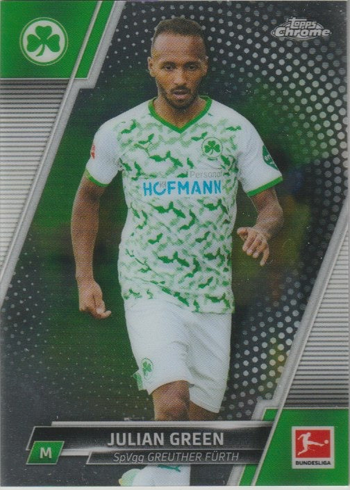Soccer 2021-22 Topps Chrome Bundesliga - No. 47 - Julian Green
