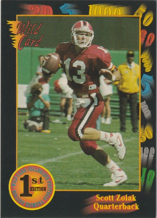 NFL 1991 Wild Card Draft - No 151 - Scott zolak