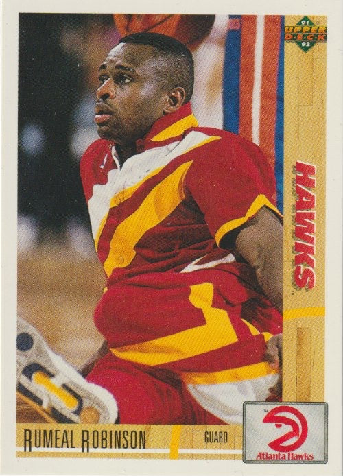 NBA 1991-92 Upper Deck - No 292 - Rumeal Robinson