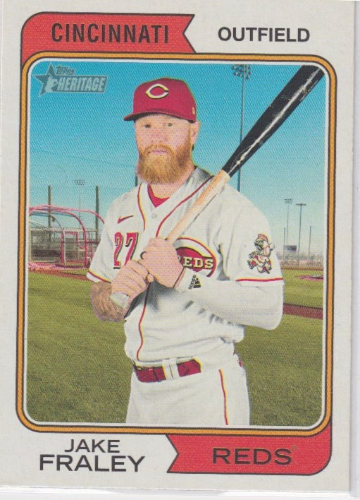 MLB 2023 Topps Heritage - No 231 - Jake Fraley