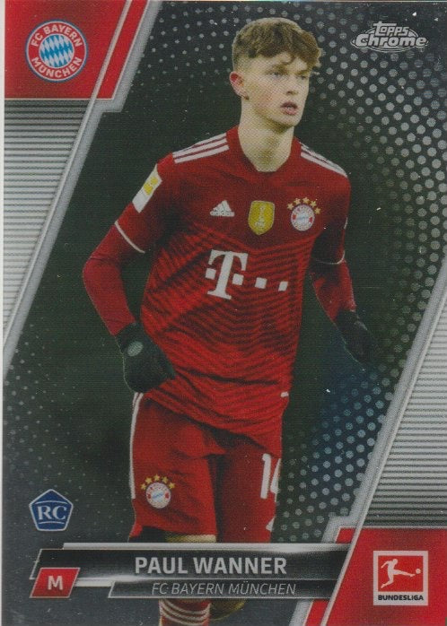 Soccer 2021-22 Topps Chrome Bundesliga - No. 46 - Paul Wanner