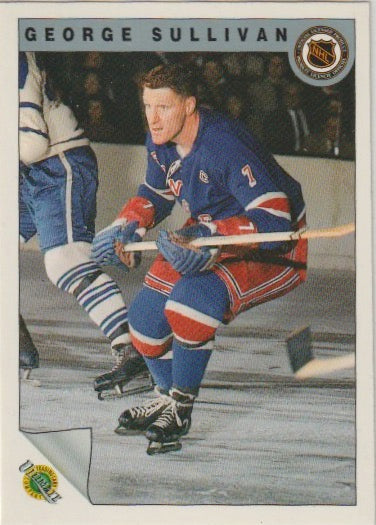 NHL 1991-92 Ultimate Original Six - No 29 - George Sullivan