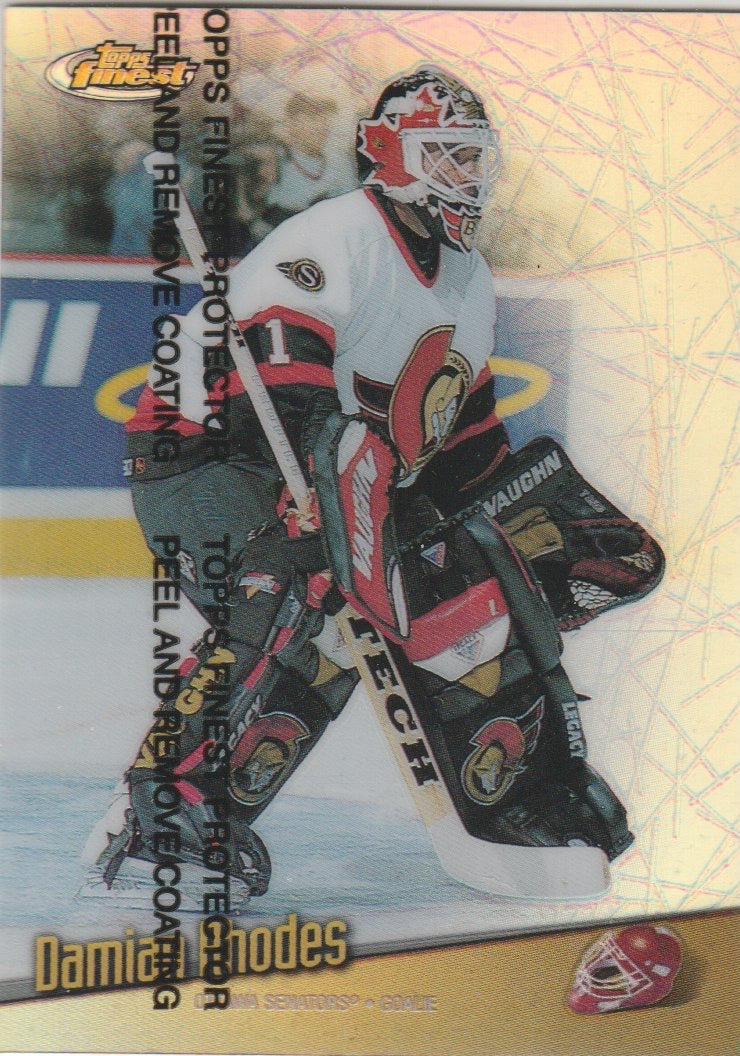NHL 1998-99 Finest Refractors - No 146 - Damian Rhodes