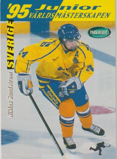 NHL 1994 / 95 Parkhurst SE - No SE237 - Niklas Sundstrom
