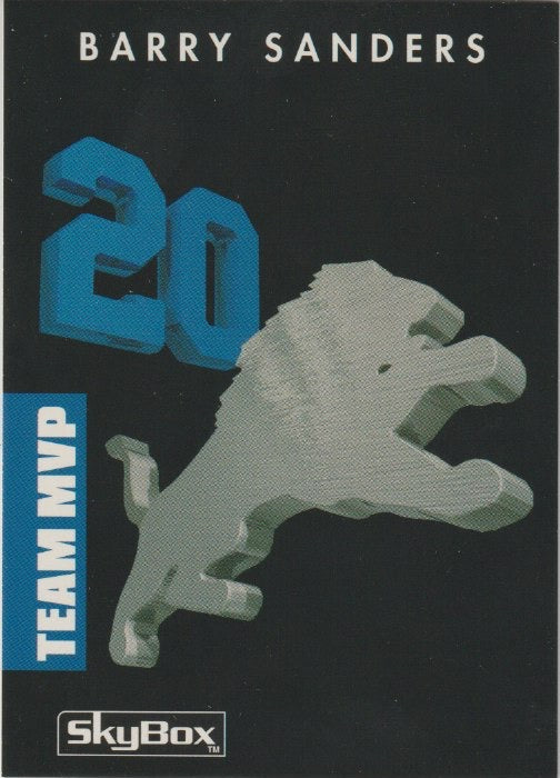 NFL 1992 SkyBox Prime Time - No 243 - Barry Sanders