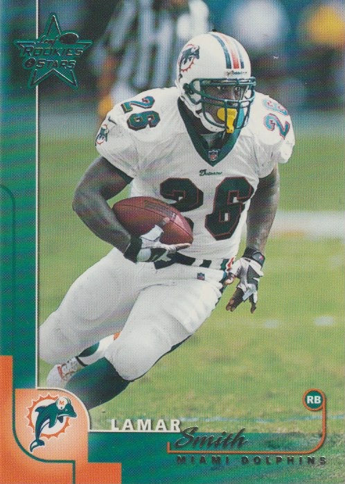 NFL 2000 Leaf Rookies and Stars - No 10 - Lamar Smith