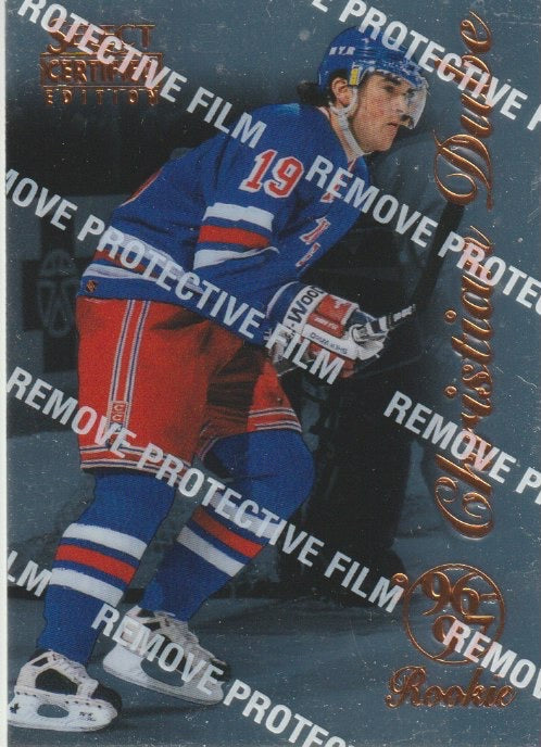 NHL 1996 / 97 Select Certified - No 95 - Christian Dube