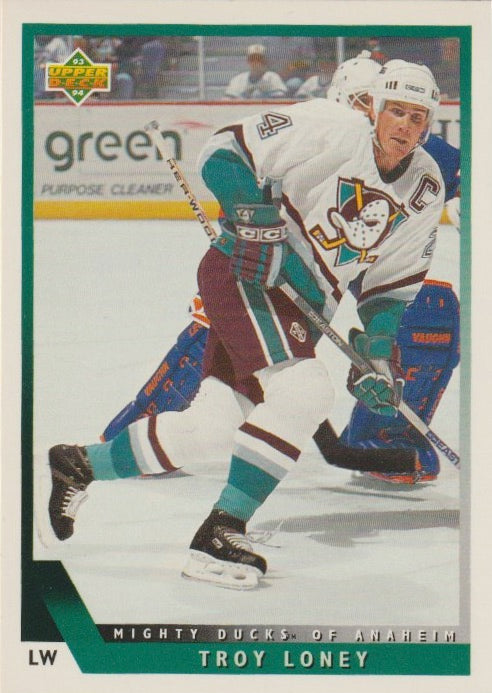 NHL 1993/94 Upper Deck - No 438 - Troy Loney