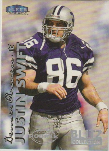 NFL 1999 Fleer Tradition Blitz Collection - No 295 - Justin Swift