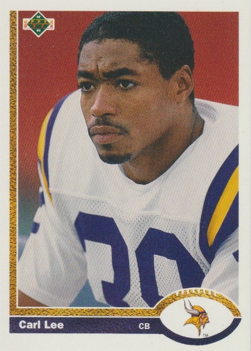 NFL 1991 Upper Deck - No 326 - Carl Lee