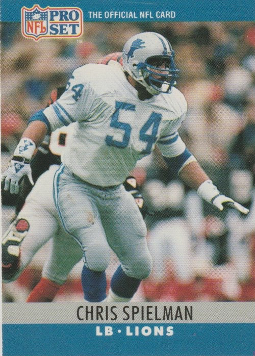 NFL 1990 ProSet - No 103 - Chris Spielman