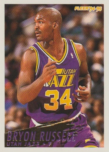 NBA 1994-95 Fleer European - No 227 - Bryon Russell