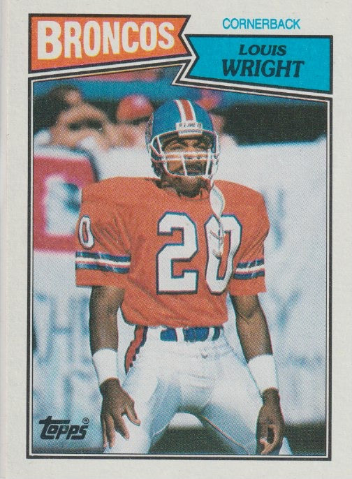 NFL 1987 Topps - No 40 - Louis Wright