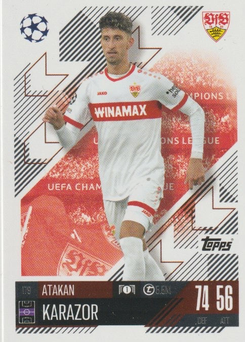 Fussball 2024-25 Match Attax UEFA Champions League - No 179 - Atakan Karazor