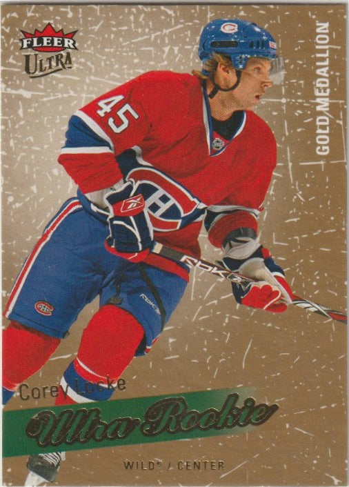 NHL 2008-09 Ultra Gold Medallion - No 230 - Corey Locke