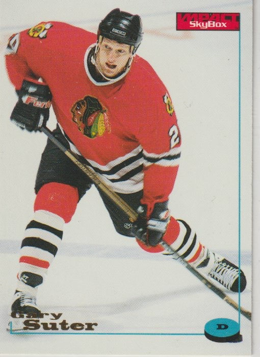 NHL 1996 / 97 Fleer SkyBox Impact - No 20 - Gary Suter