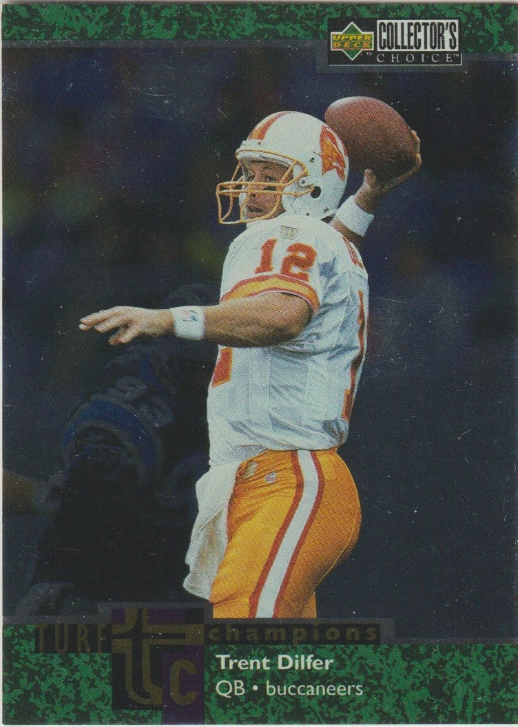 NFL 1997 Collector's Choice Turf Champions - No TC12 - Trent Dilfer