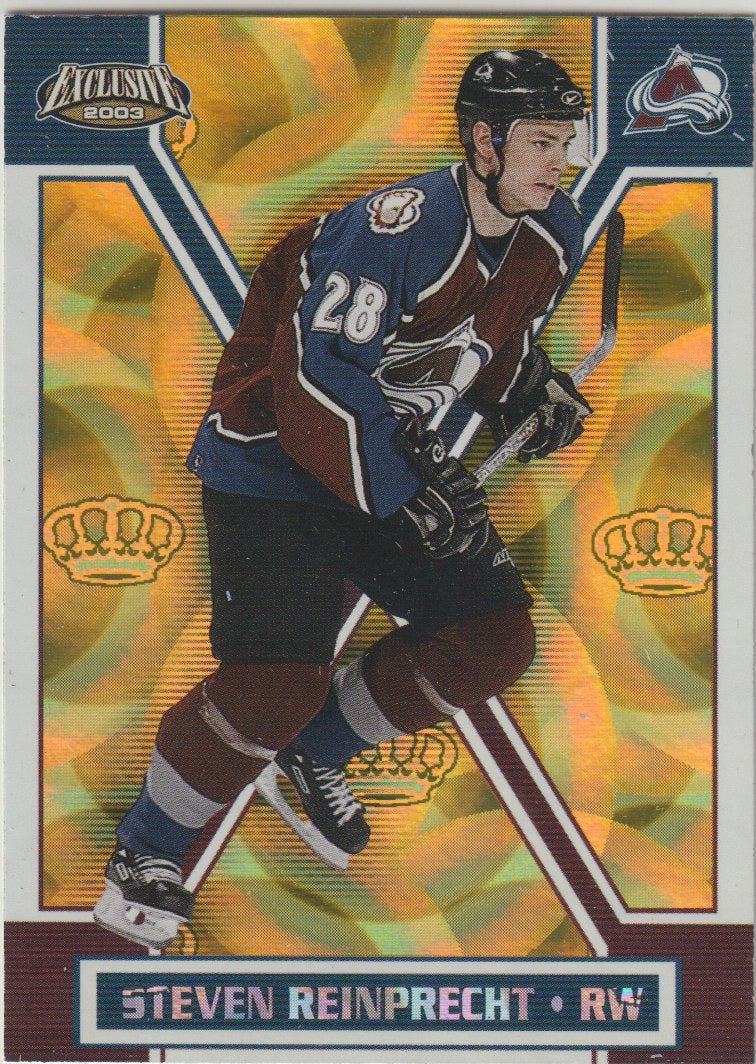 NHL 2002-03 Pacific Exclusive Gold - No. 44 - Steven Reinprecht