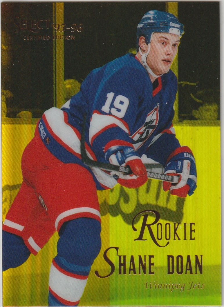NHL 1995 / 96 Select Certified Mirror Gold - No 114 - Shaen Doan