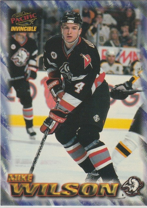 NHL 1997-98 Pacific Invincible NHL Regime - No 25 - Mike Wilson