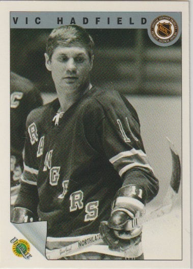 NHL 1991-92 Ultimate Original Six - No 21 - Vic Hadfield