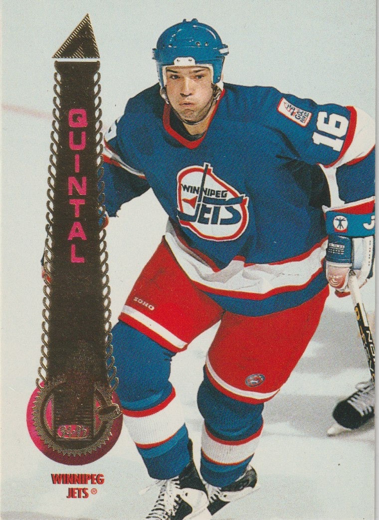 NHL 1994 / 95 Pinnacle - No 501 - Stephane Quintal