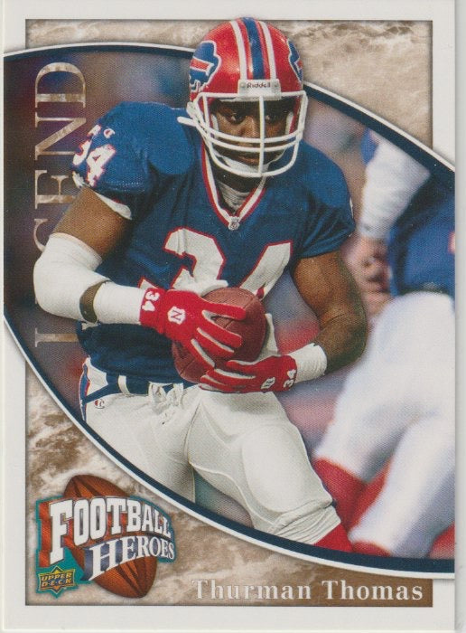 NFL 2009 Upper Deck Heroes - No 240 - Thurman Thomas