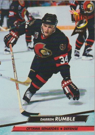 NHL 1992 / 93 Ultra - No 148 - Darren Rumble
