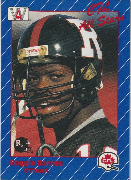 NFL 1991 AW Sports CFL - No 55 - Reggie Barnes