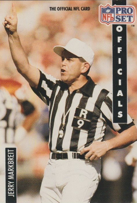 NFL 1991 ProSet - No 364 - Jerry Markbreit