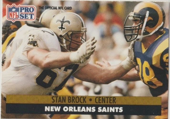 NFL 1991 ProSet - No 235 - Stan Brock