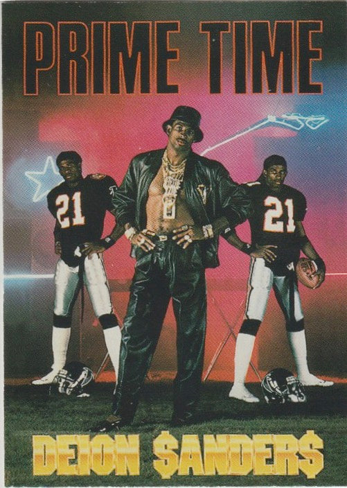 NFL 1992 SkyBox Prime Time - No 161 - Deion Sanders