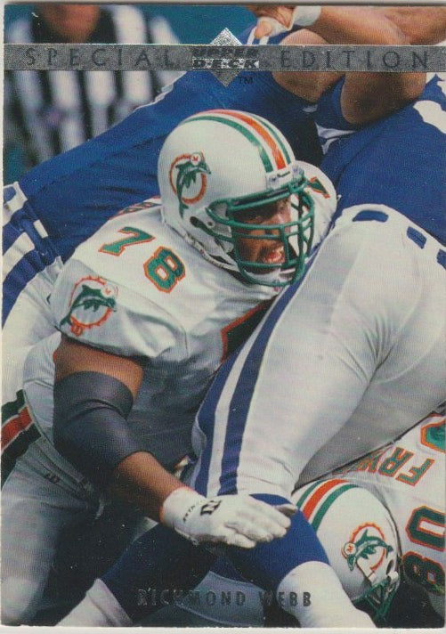 NFL 1995 Upper Deck Special Edition - No SE47 - Richmond Webb