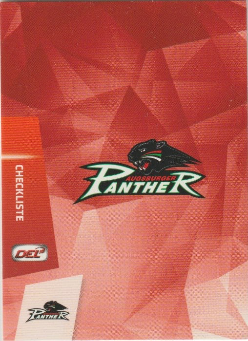 DEL 2014-15 CityPress - No 603 - Checkliste Augsburger Panther