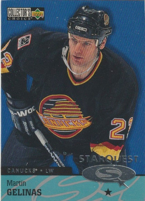 NHL 1997/98 Collector's Choice Star Quest - No SQ8 - Martin Gelinas