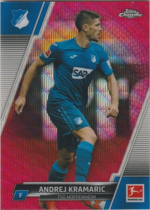 Soccer 2021-22 Topps Chrome Bundesliga Magenta - No. 52 - Andrej Kramaric
