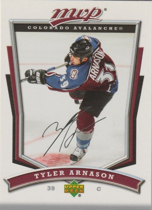 NHL 2007-08 Upper Deck MVP - No 10 - Tyler Arnason