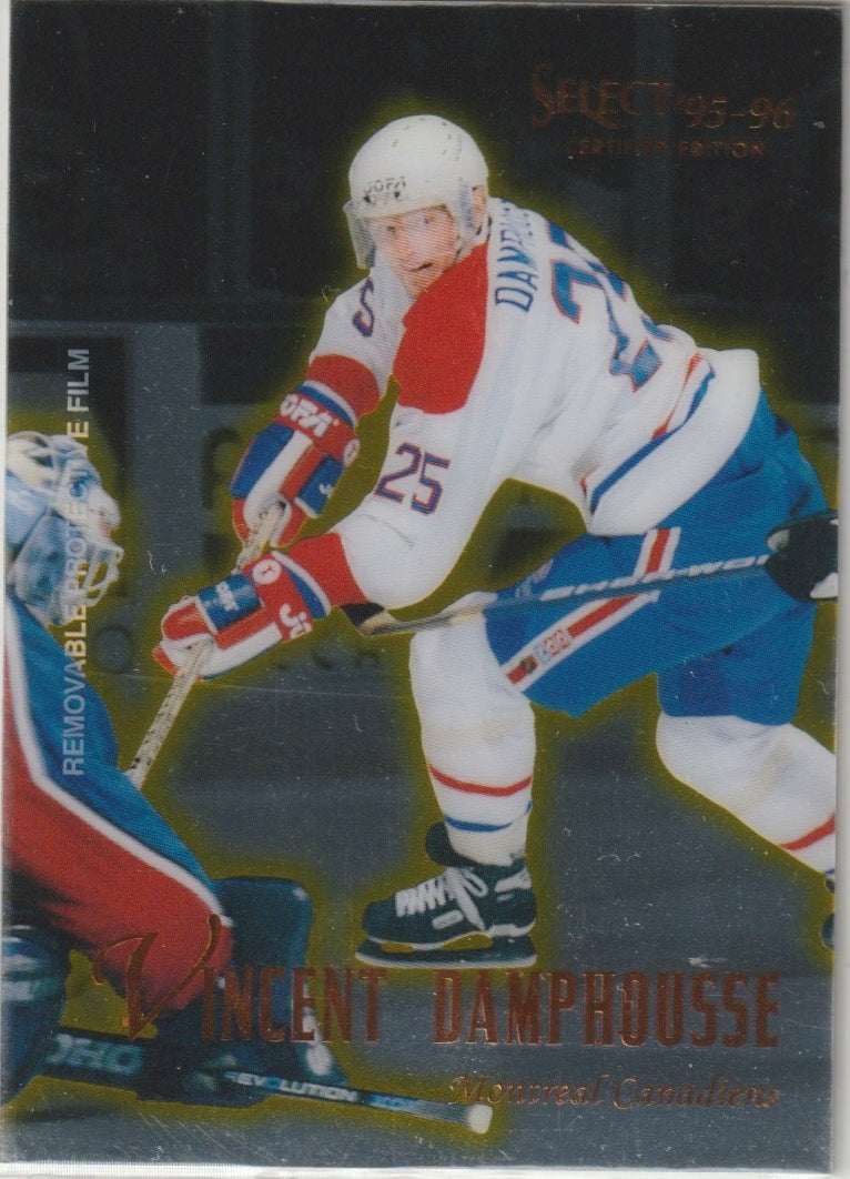 NHL 1995 / 96 Select Certified - No 75 - Vincent Damphousse