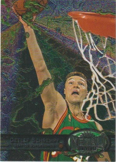 NBA 1997-98 Metal Universe - No. 65 - Detlef Schrempf